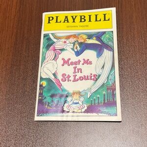 Playbill 'Meet Me In St. Louis' Program